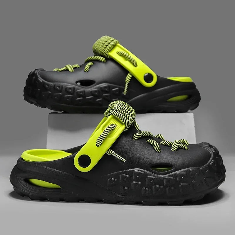 2024 Summer New Fashion Cave Garden Shoes Comfortable Soft Sole Outdoor Indoor Men's and Women's Beach Trend Slippers