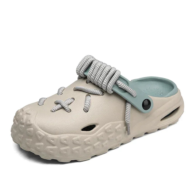 2024 Summer New Fashion Cave Garden Shoes Comfortable Soft Sole Outdoor Indoor Men's and Women's Beach Trend Slippers