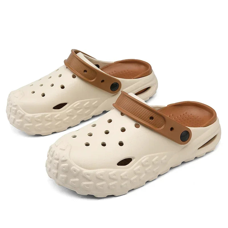 2024 Summer New Fashion Cave Garden Shoes Comfortable Soft Sole Outdoor Indoor Men's and Women's Beach Trend Slippers