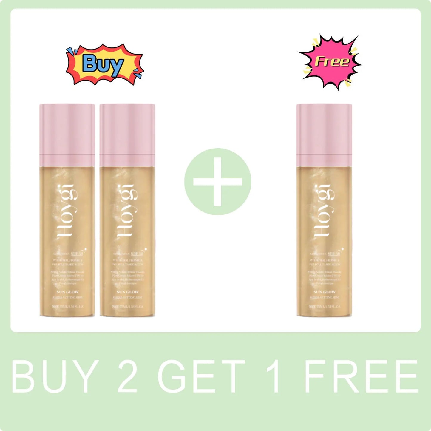 🌞 Setting Mist con SPF 50 – “Glass Skin en Spray”