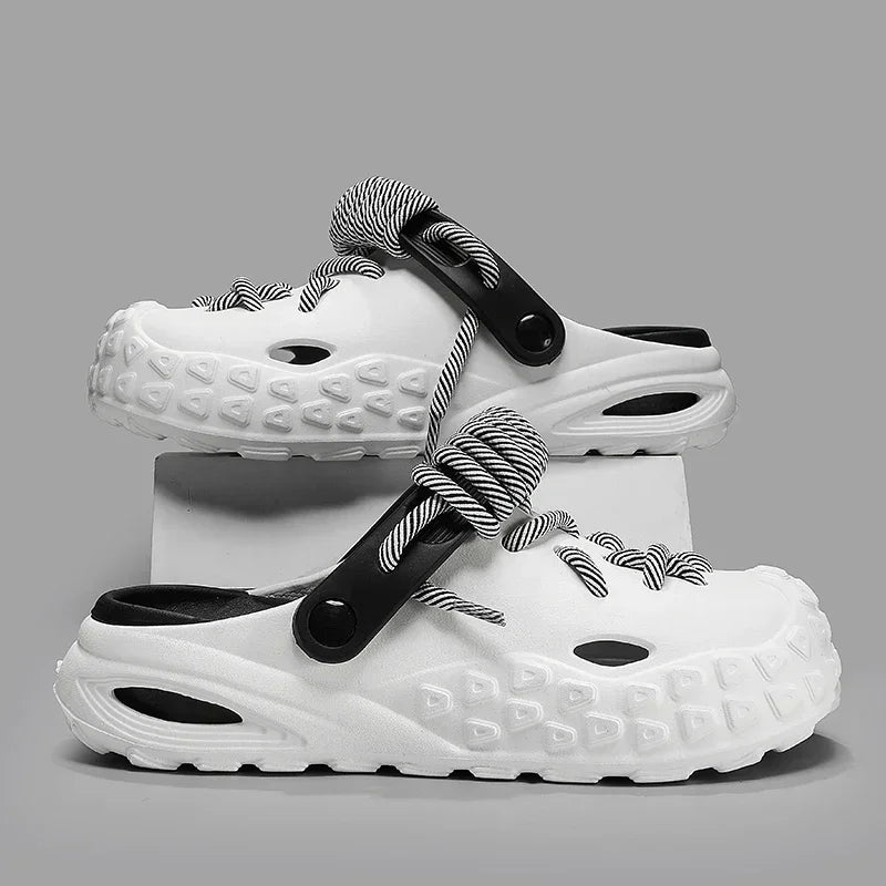 2024 Summer New Fashion Cave Garden Shoes Comfortable Soft Sole Outdoor Indoor Men's and Women's Beach Trend Slippers