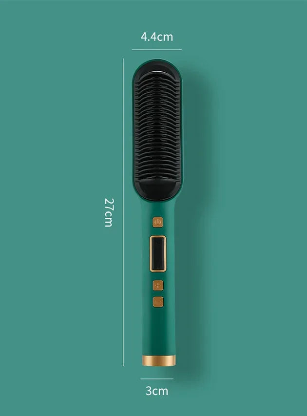 Thermostatic hair straightener Comb 5 temperature settings Straightening brush Quick heat professional hair straightening brush