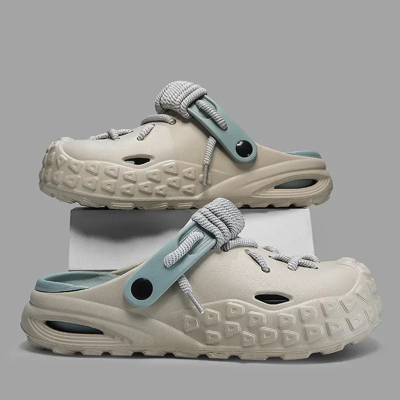 2024 Summer New Fashion Cave Garden Shoes Comfortable Soft Sole Outdoor Indoor Men's and Women's Beach Trend Slippers