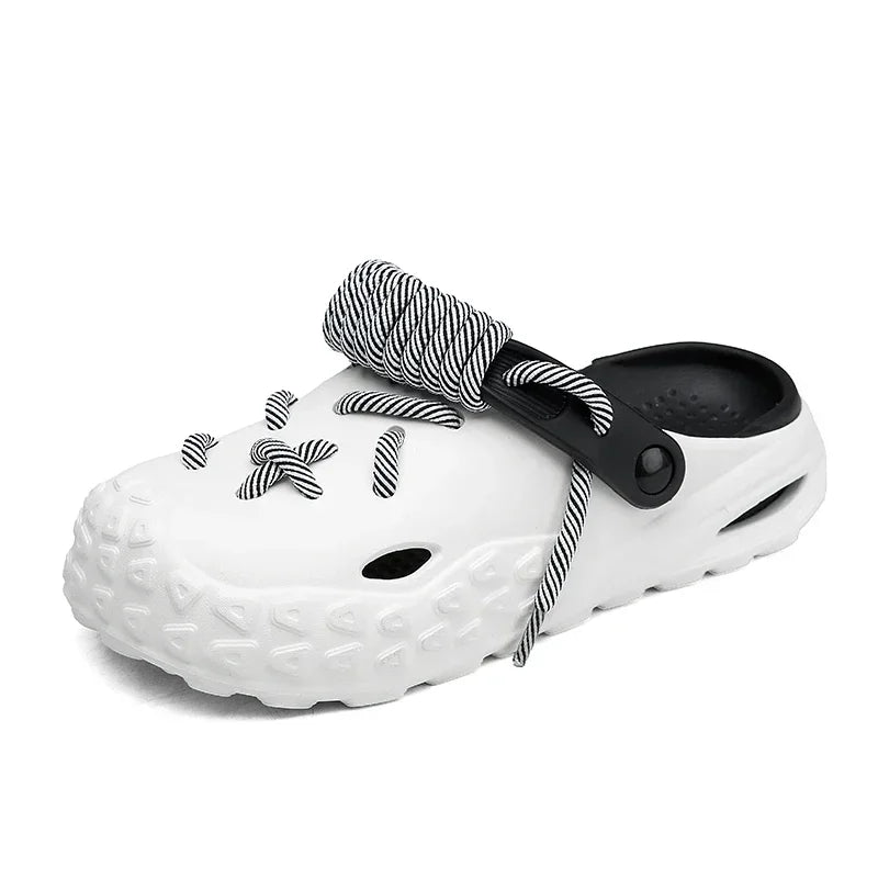 2024 Summer New Fashion Cave Garden Shoes Comfortable Soft Sole Outdoor Indoor Men's and Women's Beach Trend Slippers