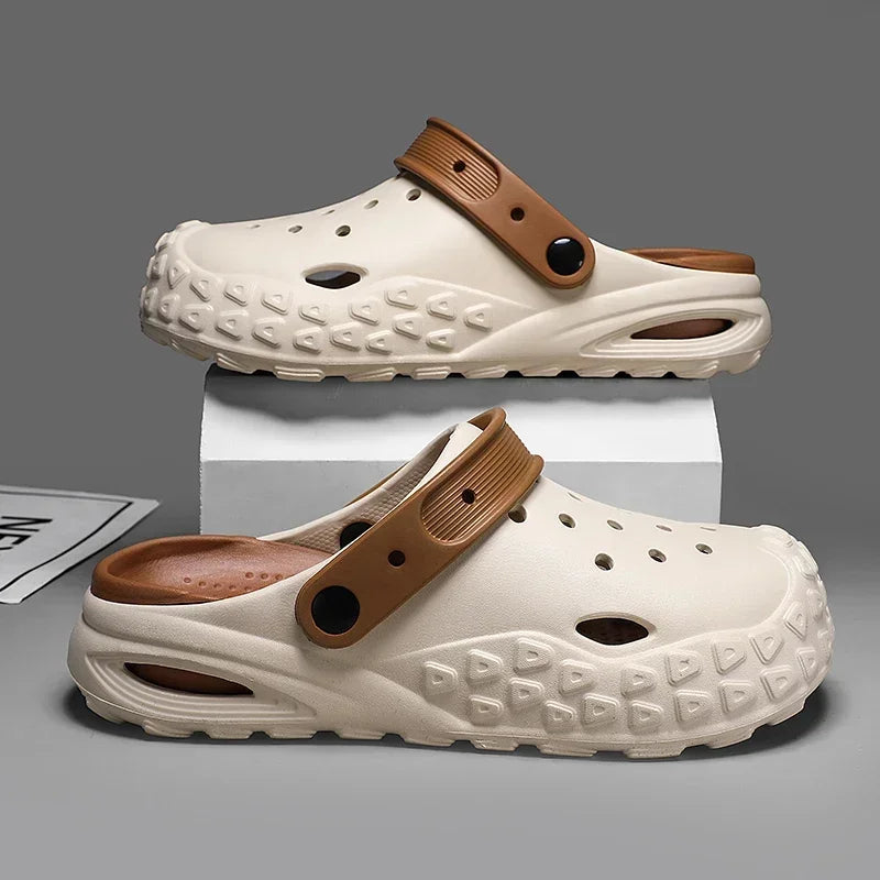 2024 Summer New Fashion Cave Garden Shoes Comfortable Soft Sole Outdoor Indoor Men's and Women's Beach Trend Slippers