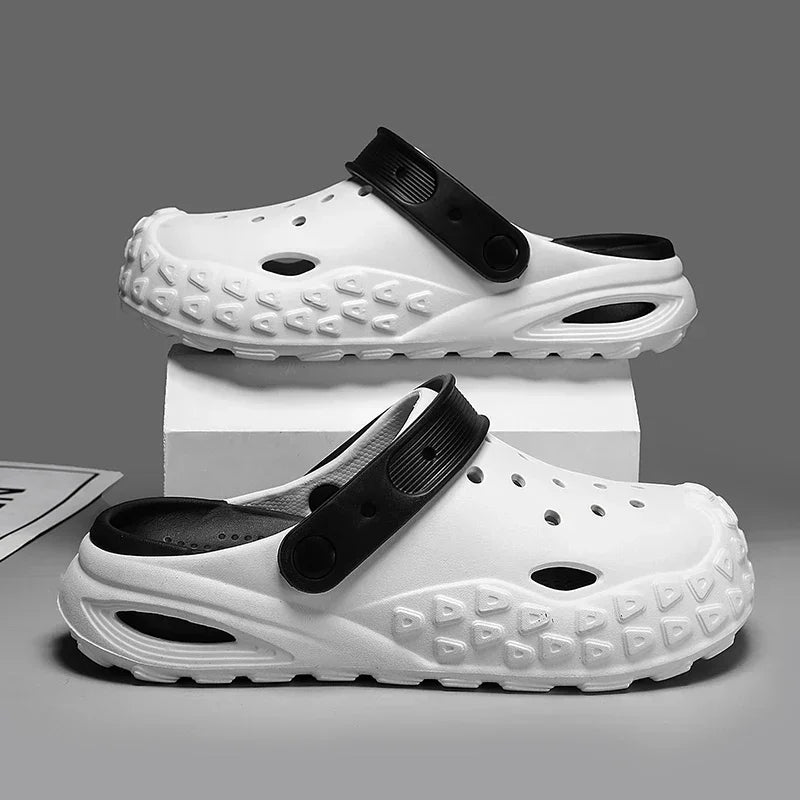 2024 Summer New Fashion Cave Garden Shoes Comfortable Soft Sole Outdoor Indoor Men's and Women's Beach Trend Slippers