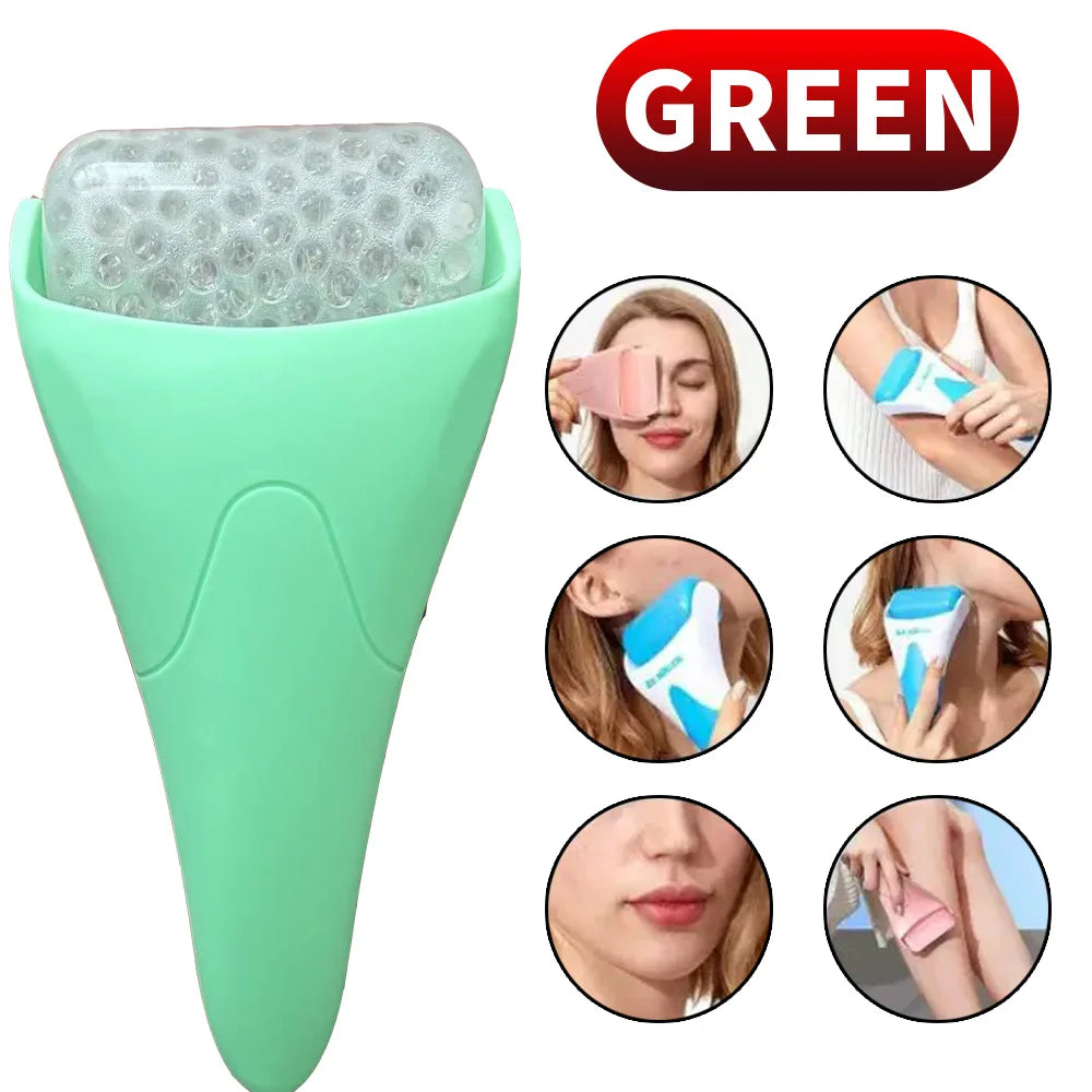 ❄️ Ice Glow™ – Rodillo Facial de Hielo