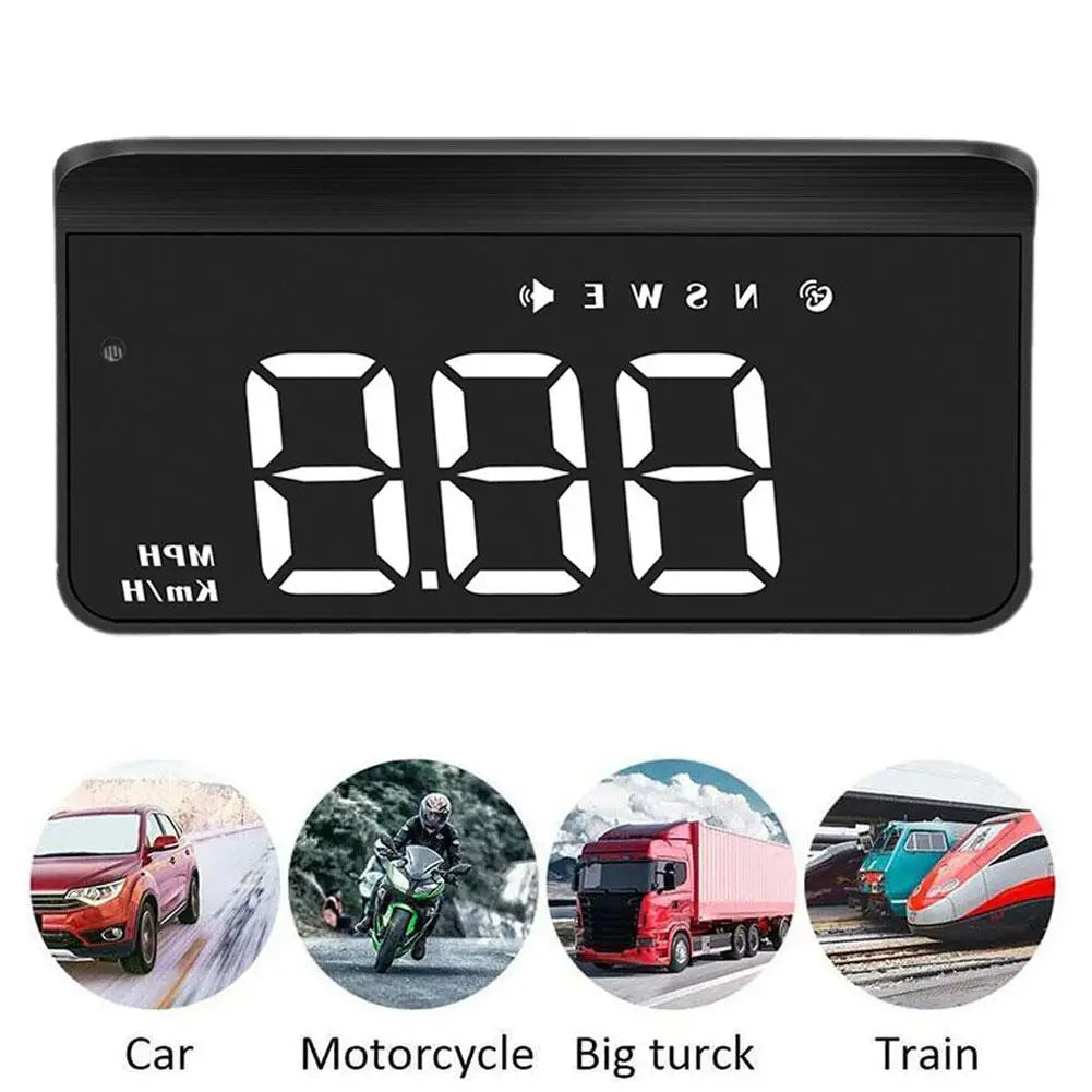 All-Purpose GPS Holometer Head Up Display Auto Windshield Speed Projector HUD Car Holographic Speedometer Car Electronic Devices