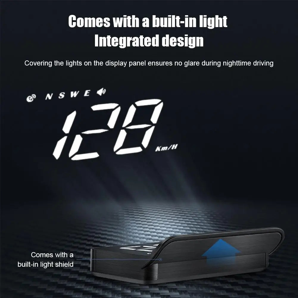 All-Purpose GPS Holometer Head Up Display Auto Windshield Speed Projector HUD Car Holographic Speedometer Car Electronic Devices