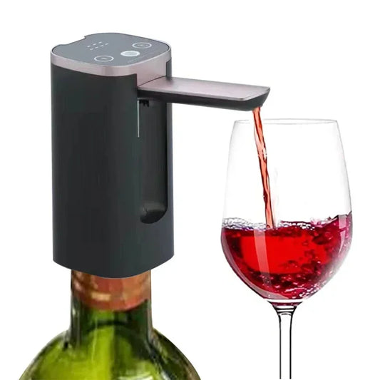 Smart Alcohol Dispenser Electric Wine Separator Quick Aerating Awakening Wine Decanter Dispenser Pump Bar Wine Pourer for Party