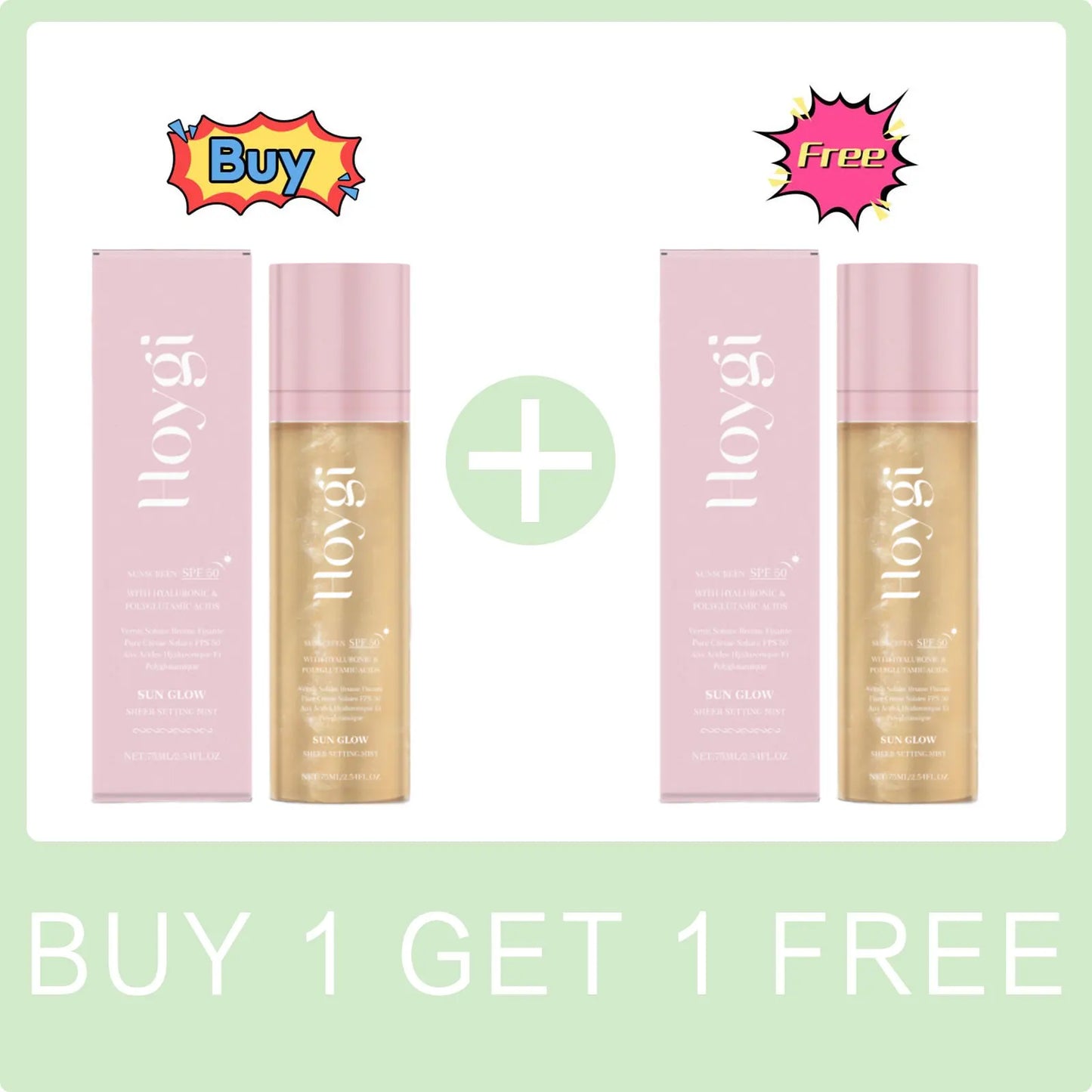 🌞 Setting Mist con SPF 50 – “Glass Skin en Spray”