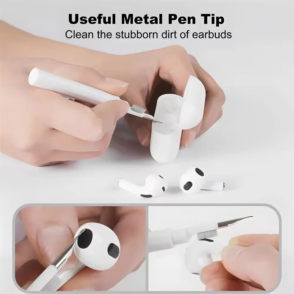 NNBILI Cleaning Pen for Cleaner Kit Set Compatible With Airpods Pro 1 2 Wireless Earphone Cleaning Tools for Bluetooth Headset