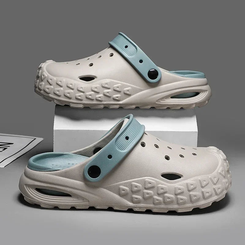 2024 Summer New Fashion Cave Garden Shoes Comfortable Soft Sole Outdoor Indoor Men's and Women's Beach Trend Slippers